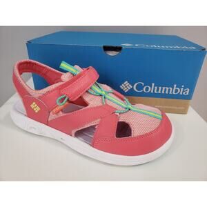 NEW Columbia Youth Techsun Sandal Strap Hook & Loop Toe Hiking Walking BIG KID 7